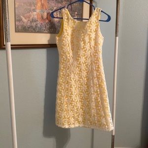 Yellow Daisy A Line Dress